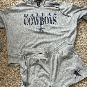 Dallas Cowboys Women's Gray Pajama Set